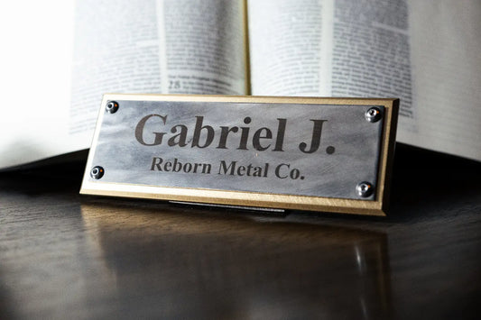 Floating Name Plate